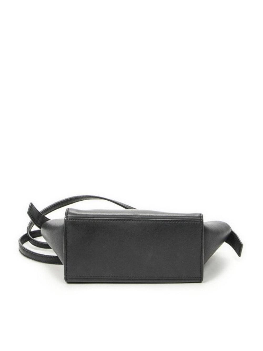 Saint Laurent Yves Monogram Cabas Black Calfskin Leather Messenger Bag - Picture 6 of 10